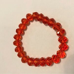 Elegant Red Crystal Bracelet